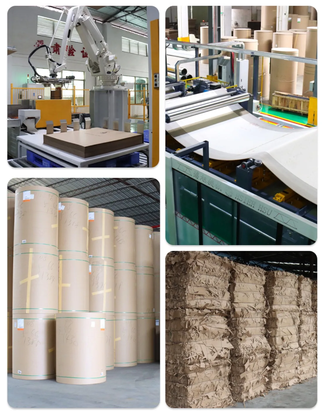 Paper and board storage process visual