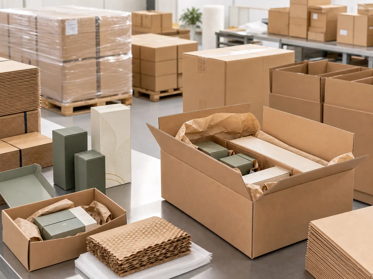 Export packing area process visual