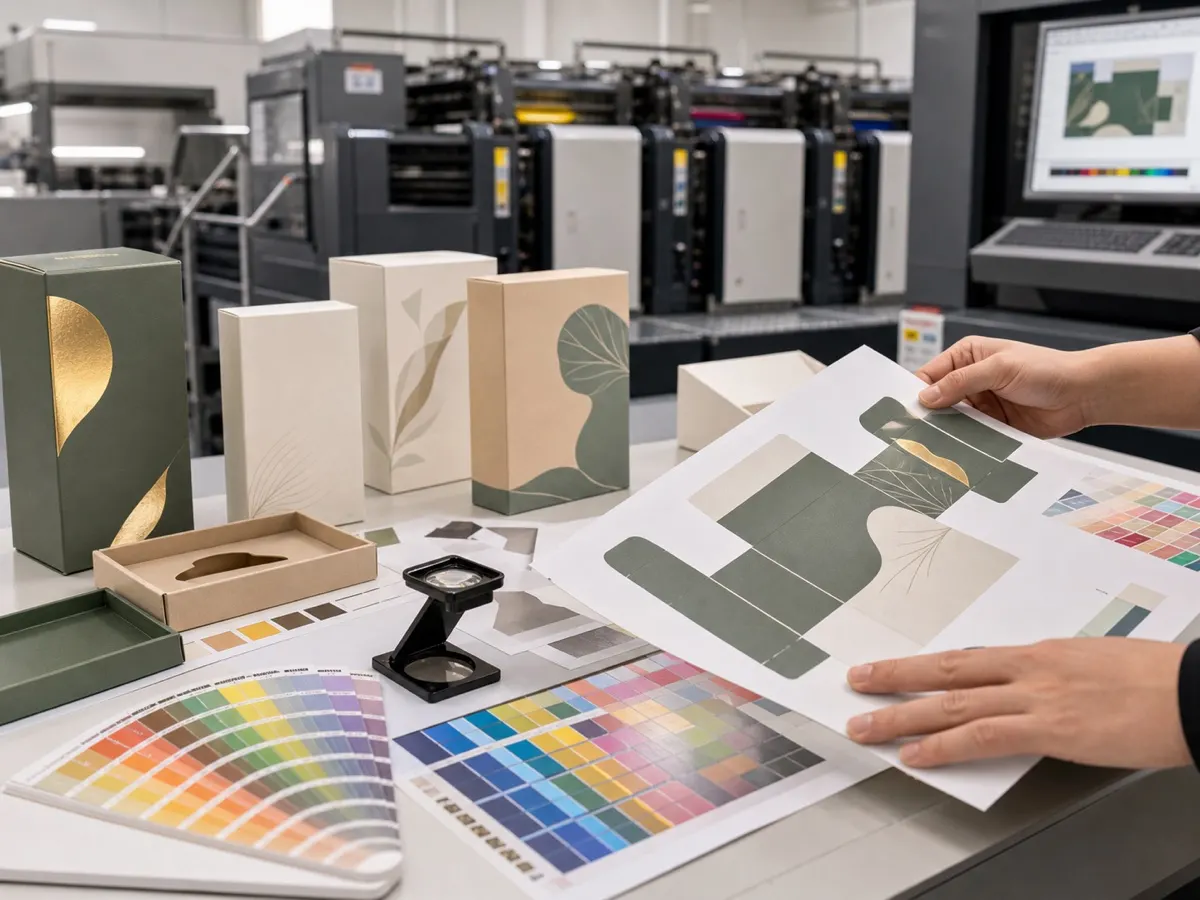 Printing control process visual